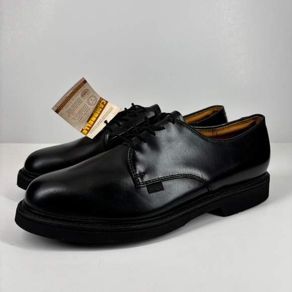 Bates Lites SR56 Men's US 10 2E Black Leather X-Wide Uniform Oxford USPS Approve
